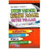 Image of BUKU PINTAR RUMUS DASAR UNTUK PELAJAR 4 MAPEL