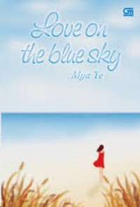 Image of love on the blue sky