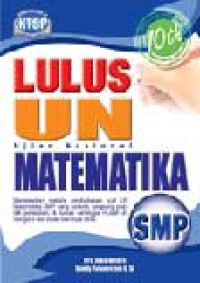 Image of LULUS UN Ujian Nasional MATEMATIKA SMP