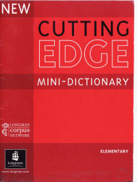 Image of NEW CUTTING EDGE MINI-DICTIONARY. ELEMENTARY