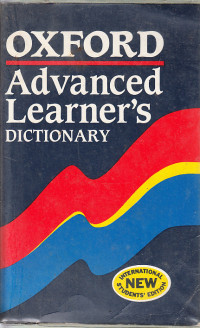 Image of OXFORD Advanced Learner's DICTIONARY
