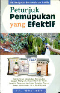 Image of Petunjuk Pemupukan yang Efektif
