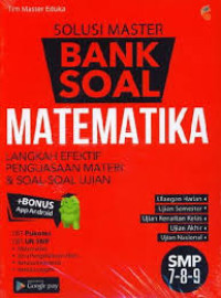 Image of SOLUSI MASTER BANK SOAL MATEMATIKA